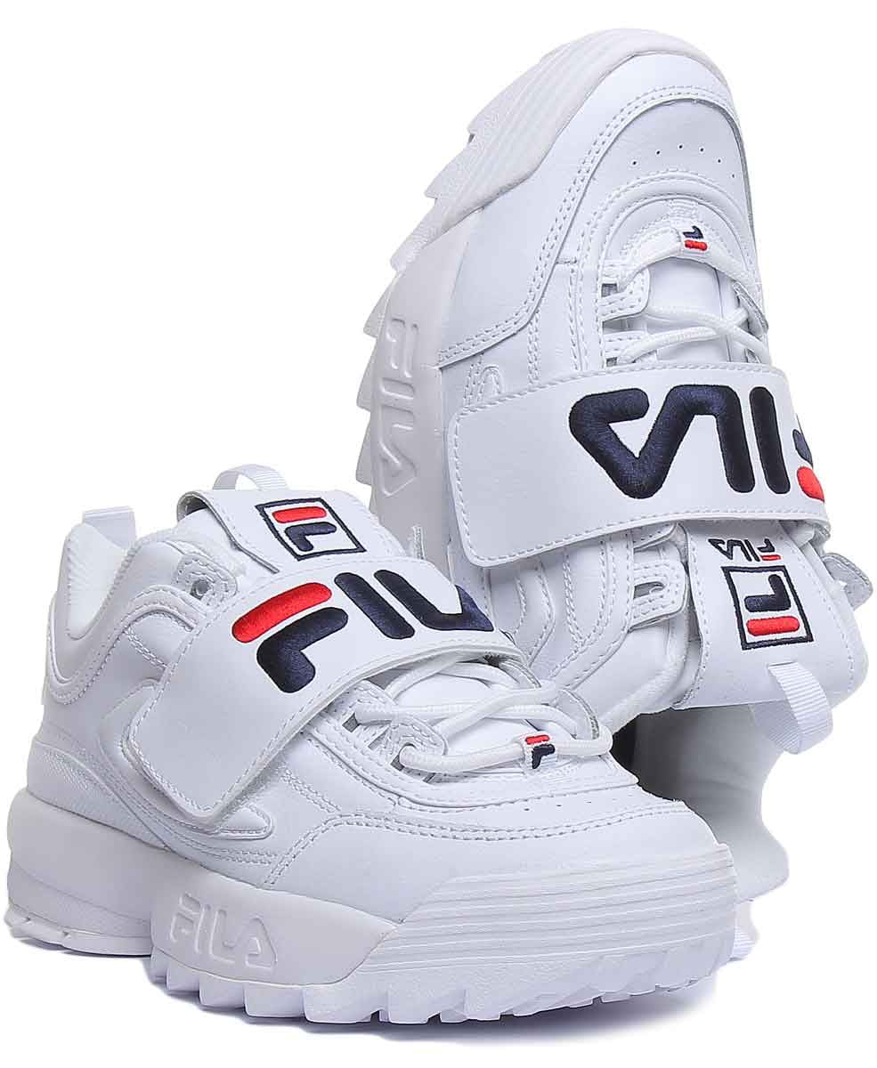 White Chunky Fila Sneakers - Gem